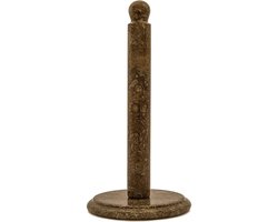 Handgemaakte handdoekhouder - multifunctioneel - 1 stuk - onyx en marmer - 16,5 cm