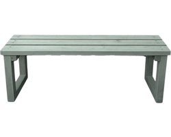 Handgemaakte Houten Tuinbank Steigerhout 2 zits - Lichtgewicht – Gemonteerd Geleverd - Groen Tuinbank 120x45x38cm - Ideaal voor Twee Personen - Behandeld Met Olie (beits) - Bank voor Tuin / Terras / Balkon - 2 zits bank - Buitenbank