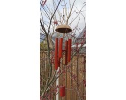 Handgemaakte – Indische - bamboe - kokosnoten - windgong hanger met - Zen - geluid - Ornament – terras - tuin - interieurdecoratie.