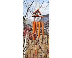 Handgemaakte – Japanse - bamboe - windgong - hanger met - Zen - geluid - Ornament – terras - tuin - interieurdecoratie