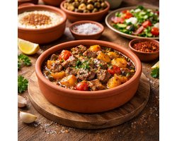 Handgemaakte Kleischalen Set van 6 – 250 ml – Terracotta Ovenschalen – 12 x 4 cm – Geschikt voor Sütlaç, Güveç en Serveren