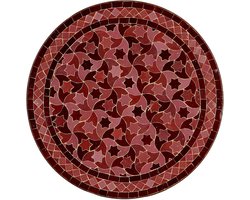 Handgemaakte Marokkaanse Mozaïek Tuinset Ronde Bistrotafel Balkon Tafel Bamah