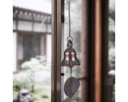 Handgemaakte Nepalese Windgong van Messing voor Tuin, Huis en Tempeldecoratie - Groot Formaat