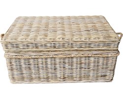 Handgemaakte Rieten Opbergmand uit Indonesië - Natuurlijke Schoonheid voor je Interieur