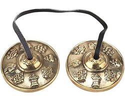 Handgemaakte Tibetaanse Klok voor Meditatie en Yoga met Zuiver Geluid