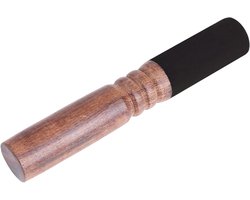 Handgemaakte Tibetaanse Singing Bowl met Houten Mallet en Premium Leren Wikkel - Ideaal voor Meditatie en Ontspanning