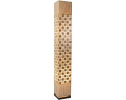 Handgemaakte Vloerlamp van Natuurlijk Materiaal - 150x22x22 cm