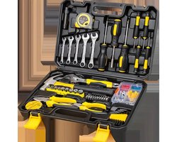 Handgereedschapset - Kunststof Kist - 88 Delig - Autoreparatie - Huishoudelijke Reparaties