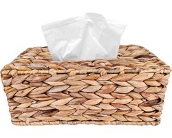 Handgeweven Rieten Tissuedoos voor Badkamer, Woonkamer, Kantoor en Restaurant