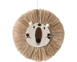 Handgeweven wanddecoratie - Cartoon tijger - katoen