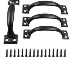 Handgreep - Deurgreep - 121 MM - 4 Stuks - Gebogen handvat - Lade grepen - Handgrepen keukenkastjes - Handgrepen voor deur - Handgreep kast