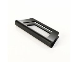 Handgreep Luxe, klembaar, voor gebruik op hardglas schuifwand, glazen schuifdeur systemen, ANTRACİET. Let op, controleer uw glasdikte. Handige handgreep voor hardglazen schuifwanden met een glasdikte van 10 mm.