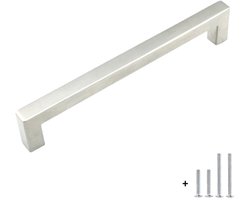 Handgreep RVS 20,4 cm – Kastgreep & Meubelhandvat – Handgrepen Keukenkastjes – Modern & Industrieel