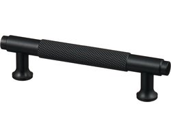 Handgreep Zwart - diamond cut - 96mm/130mm