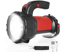 Handheld Zaklamp 6000 Lumen - Draagbare Waterdichte Verlichting voor Kamperen, Wandelen en Noodgevallen