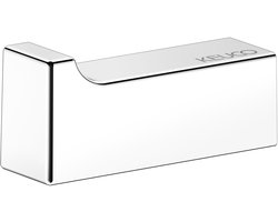 Handhoekhaak KEUCO EDITION 11, metaal verchroomd, Made in Germany, voor handdoeken en badjassen, incl. schroeven en pluggen, wandhaak voor boren