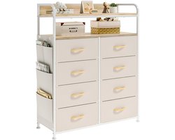 Handige opbergkist met 2-lagen plank - grote capaciteit - 1 stuk