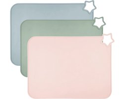 Handige siliconen placemats - Veilig en antislip - Hittebestendig - Gemakkelijk schoon te maken - Geweldig voor kinderen en baby's