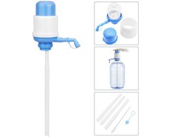 Handmatige waterdispenser die op flessen en flessen kan worden bevestigd