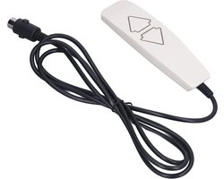 Handschakelaar Universele Handbediening voor Lift Stoel - Draadloze Afstandsbediening - 2 Knoppen - 5-pins Elektrische Fauteuil Knop - Okin Dwert Limoss Kaidi