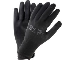 Handschoenen PU zwart maat 9 (XL)