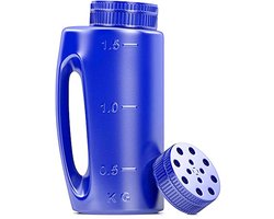 Handstrooier 2L voor Zout en Granulaat - Verstelbare Opening voor Tuin en Gazon