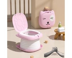 HANDT - Baby Collection - Portable Potty Pink - Plaspotje kind - WC potje peuter - Baby Potty