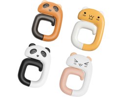 Handtas Hangers voor Tafel, 4 Stuks Dieren Thema Ontwerp, Draagbare Haken voor Handtassen, Paraplu's en Accessoires, Ideaal voor Kantoor en School