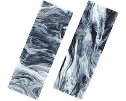 Handvat Marmeren Patroon - 2 Stuks - Acryl Messen Handvat - DIY Keuken Tool - Lichtgewicht - 120,5x40x8,5mm - Keukenhandvat