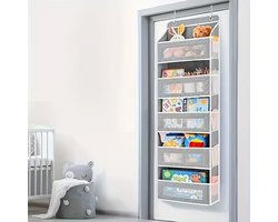 Hang deur opbergruimte voor handdoeken boeken enz, 5 lagen te gebruiken in badkamer studenten kamer bijgeleverd met haken .