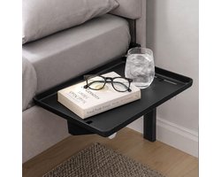 Hangend Nachtkastje - Bedplank - Hoog Draagvermogen - Zonder Boren - Bespaar Ruimte - 32 x 23.5 x 5.3 cm
