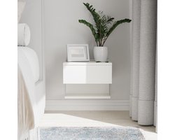 Hangend Nachtkastje - Wandplank Zwevend - Industrieel