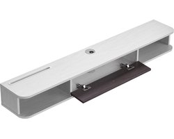 Hangend TV-Meubel met Kabelbeheer, Wandmontage, Wit, 140 cm