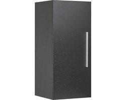 Hangende badkamerkast BILBAO 40 cm Zwart