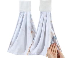Hangende Keukendoeken - Tie Handdoeken - Keukenwerkzaamheden - Marmeren Textuur - 43 x 30 cm - Niet gespecificeerd