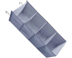 Hangende Opberger - Kast Organizer - Kleding Opbergen - Vouwbaar Duurzaam - 80x31x31cm - Grijs