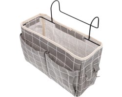 Hangende Opbergtas - Nachtkastje Organizer - Bed Opbergen - Volledig Bedekte Bevestiging - 30x19cm - Veelkleurig