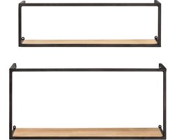 Hangende planken voor woonkamer GEO, 2 stuks, Wenko