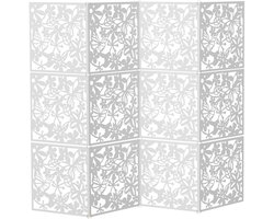 Hangende Roomdivider Veiligheidsscherm Paneelscherm Wit 40x40cm Voor Thuis Hotel Kantoor Bar Decoratie