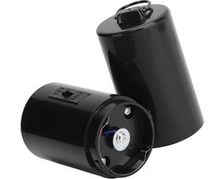 Hangende Roterende Motor voor Windgong - Zwarte Mobiele Tuinaccessoires op Batterijen - Content nodig .