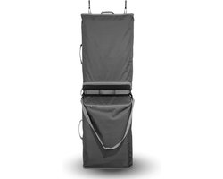 Hangende wasmand - Waszak met haken - Ruimtebesparende organisatie - Dubbel compartiment