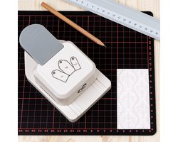 Hanger-stans etiketstans voor 3 verschillende maten motiefperforator voor papier cadeaulabels knutselen