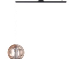 Hanggedeelte Zwart - 110 cm - Hangend Systeem voor 1 Pendellicht - Verstelbaar Lampensysteem