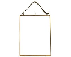 Hanging Brass Picture Frame - Multiple Sizes and Colors Available