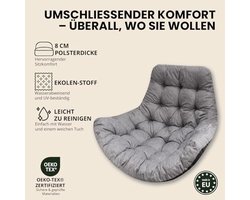 Hanging Chair Cushion voor Binnen en Buiten - Rond Seat Kussen in Groen