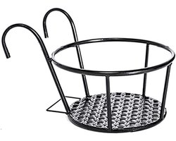 Hanging Iron Flower Pot - Hanging Plant Holders - Garden Metal Flower Stand voor Patio Outdoor Indoor Balkon Porch Home Decoratie