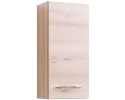 Hangkast Portofino | 30 x 20 x 64 cm | Beech Oak-design - Held - Badkamer hangkast - Bruin - MDF