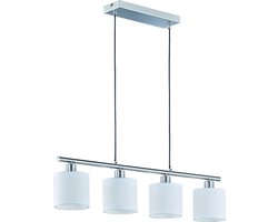 HANGLAMP 4 LICHTS GEBORSTELD STAAL