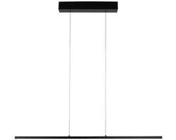Hanglamp Bande 3994ZW zwarte LED hanglamp 114cm breed met verstelbare hoogte, modern design, Steinhauer