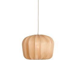 Hanglamp - beige crème - Savina - textiel - Ø 50cm - E27 - 2993243 - Light & Living